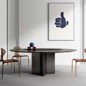 现代餐桌椅组合3D模型下载